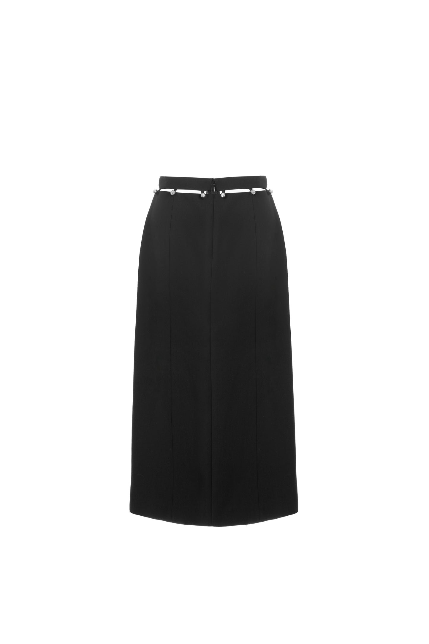 Beaded Hollow Out Skirt