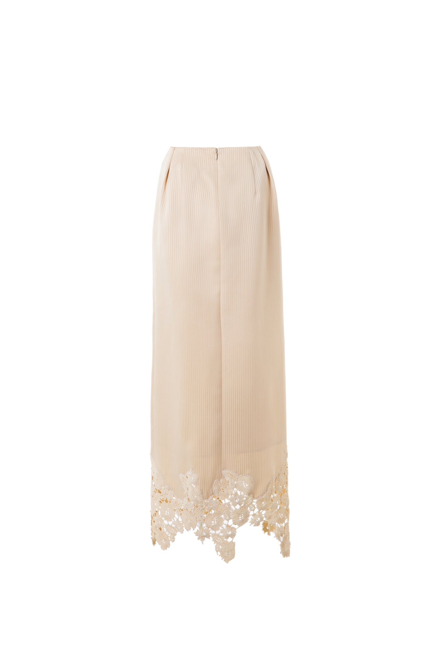 Embroidered Straight Skirt