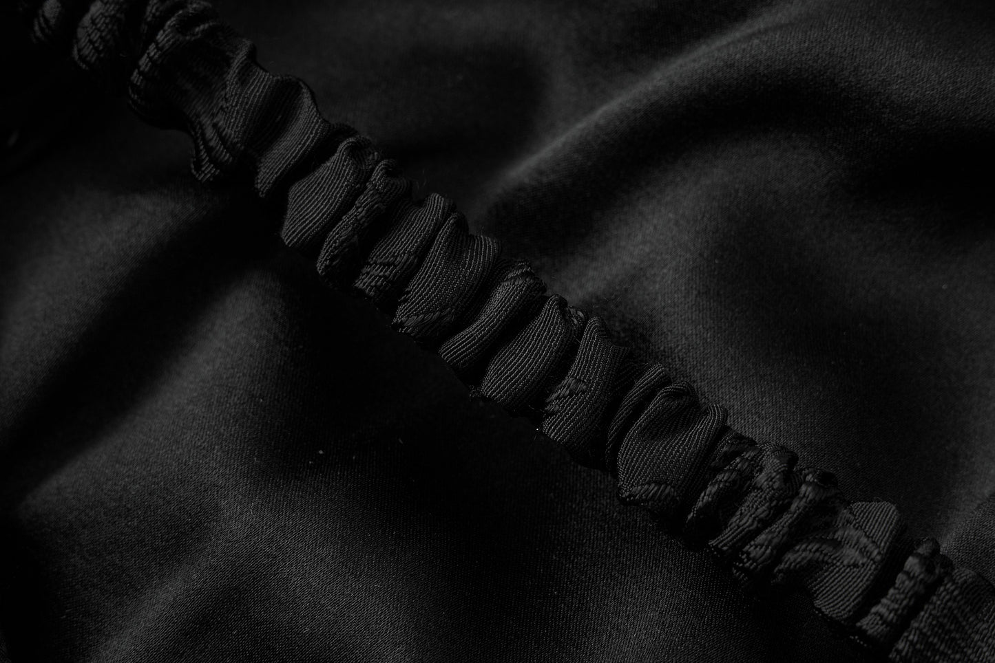 Black jacquard halter dress