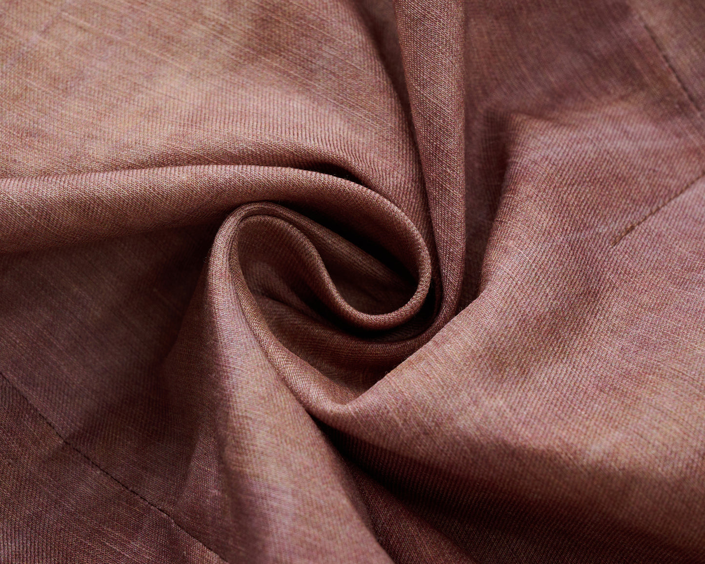 Linen mocha Zen-inspired coat