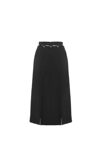 Beaded Hollow Out Skirt