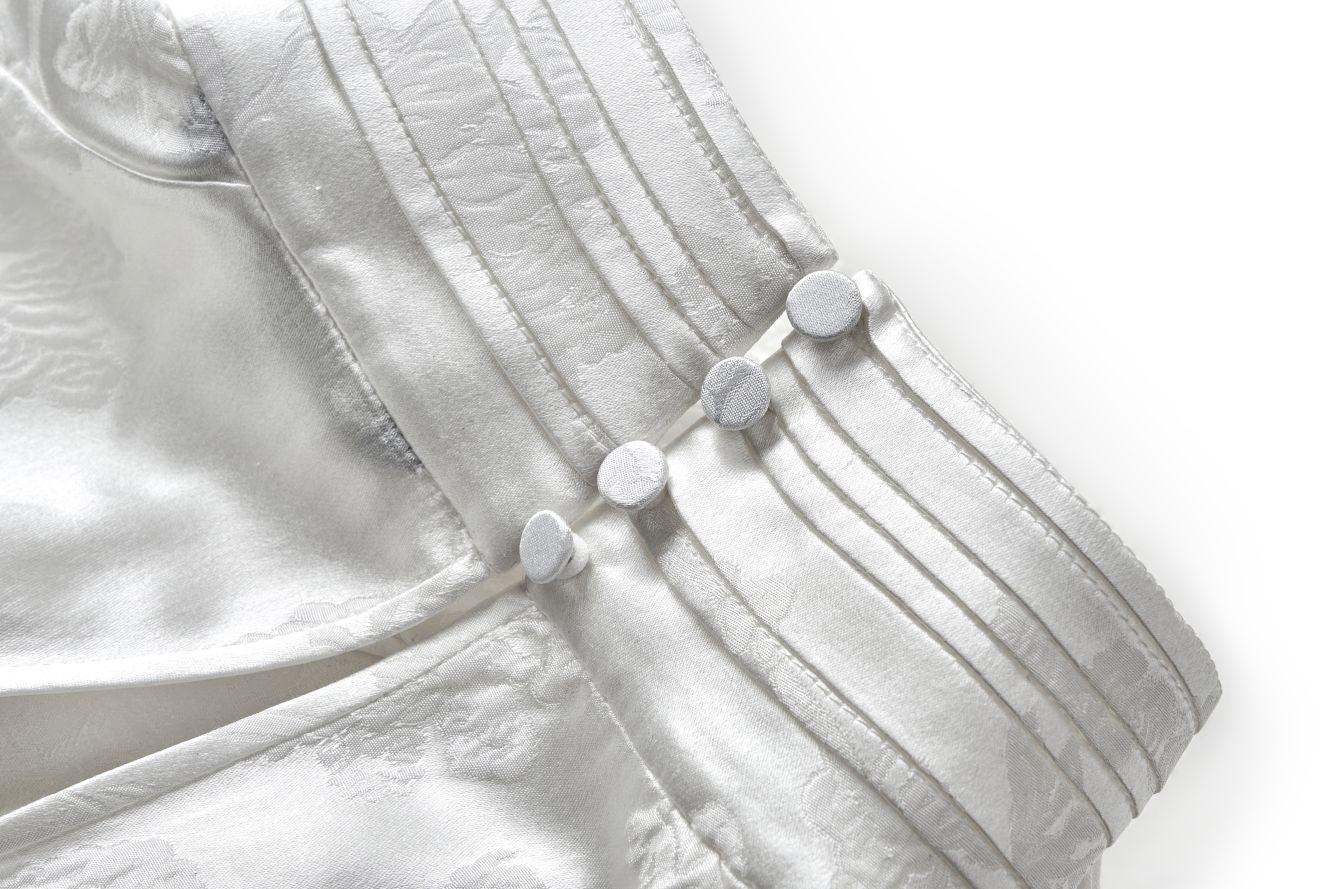 Silk Shirt with Bow