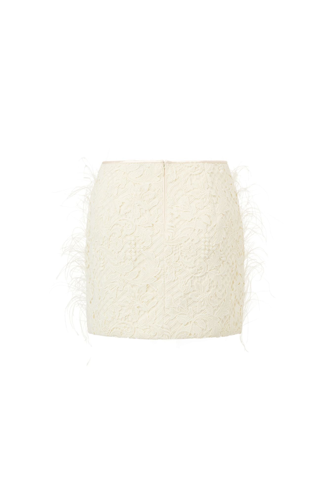 Feather Mini Skirt