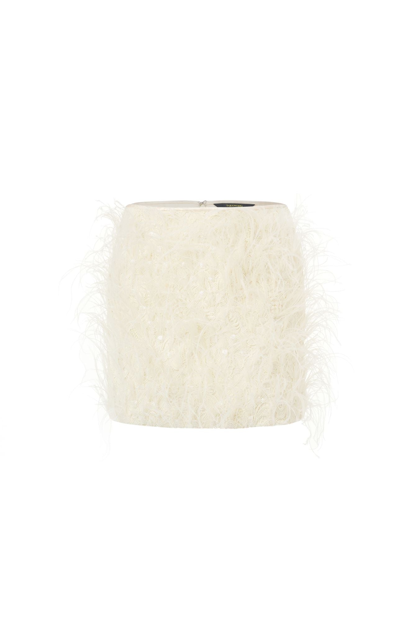 Feather Mini Skirt