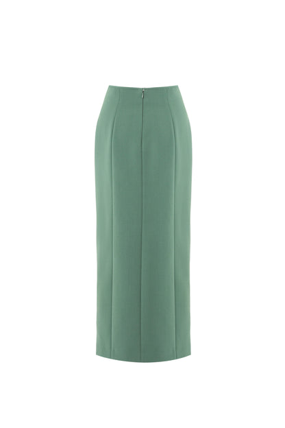 High-Waist Straight Skirt