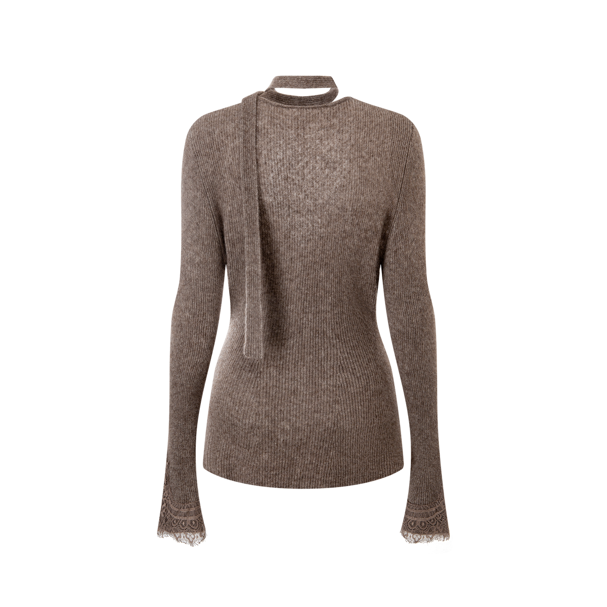 Cashmere  Irregular hem sweater