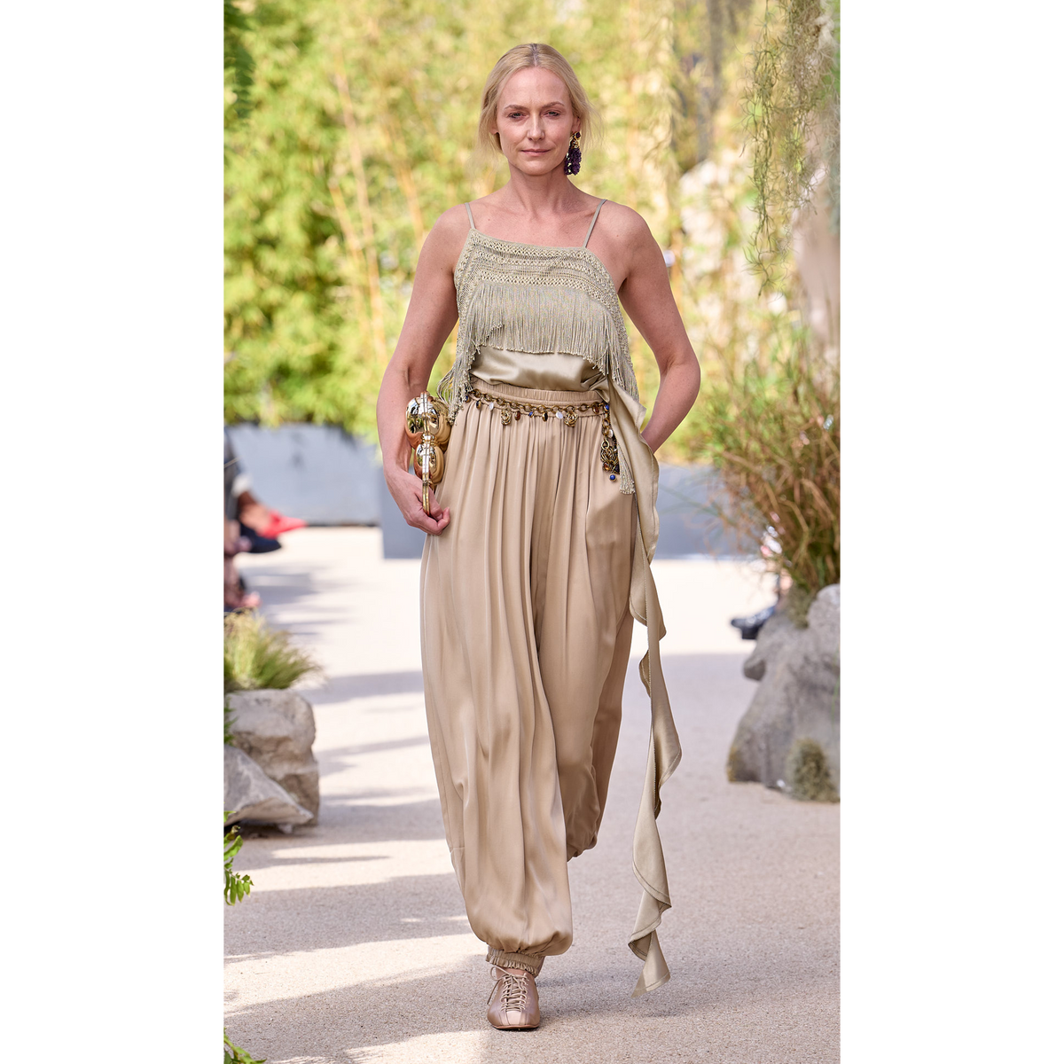 Pleated Balloon Trousers