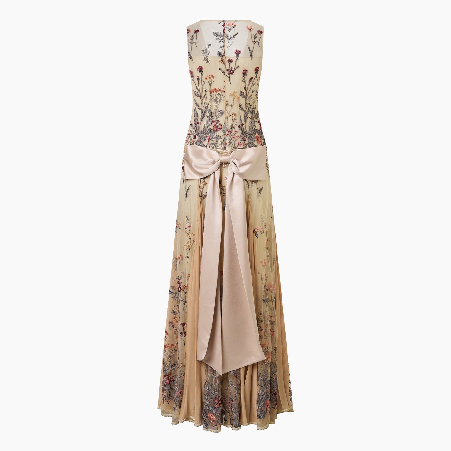 Patchwork embroidery dress