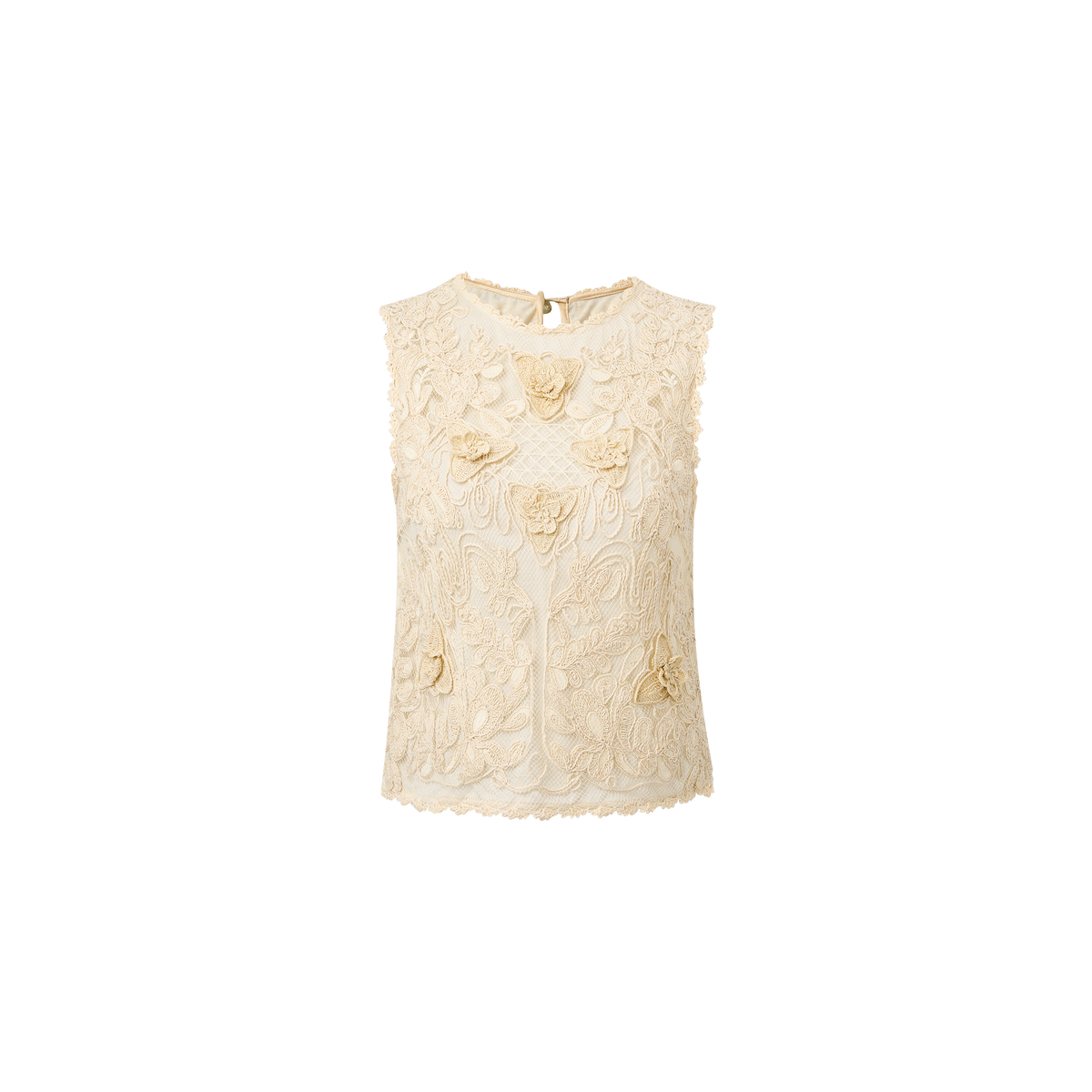 Floral Lace Sleeveless Top