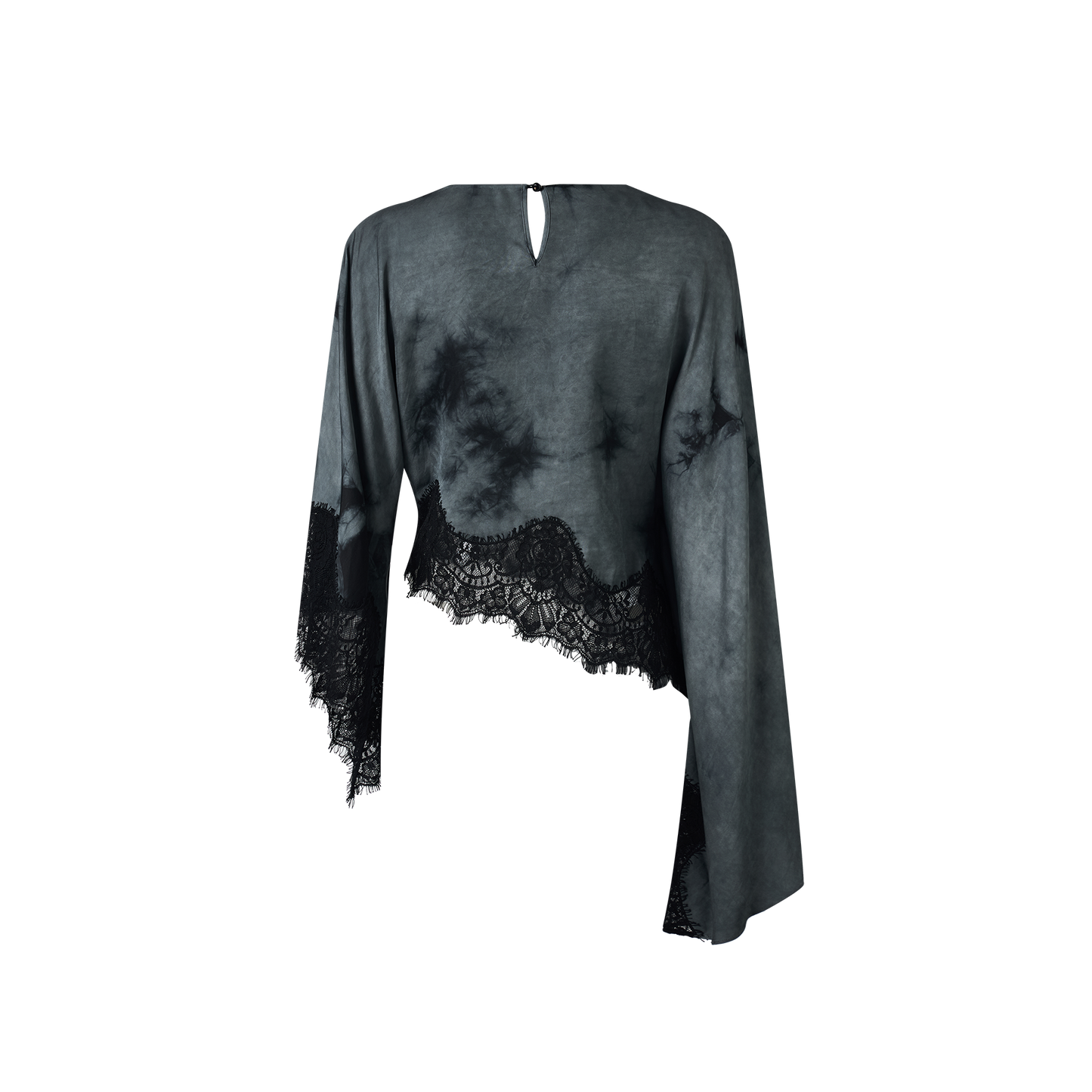 Gray Lace Top