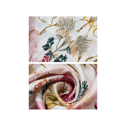 Patchwork silk scarf strappy top