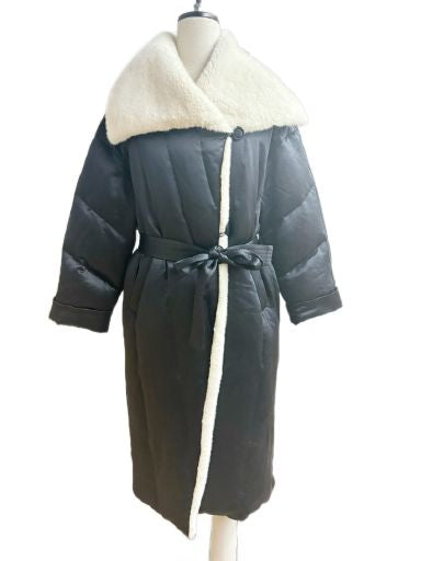 Lapel down jacket