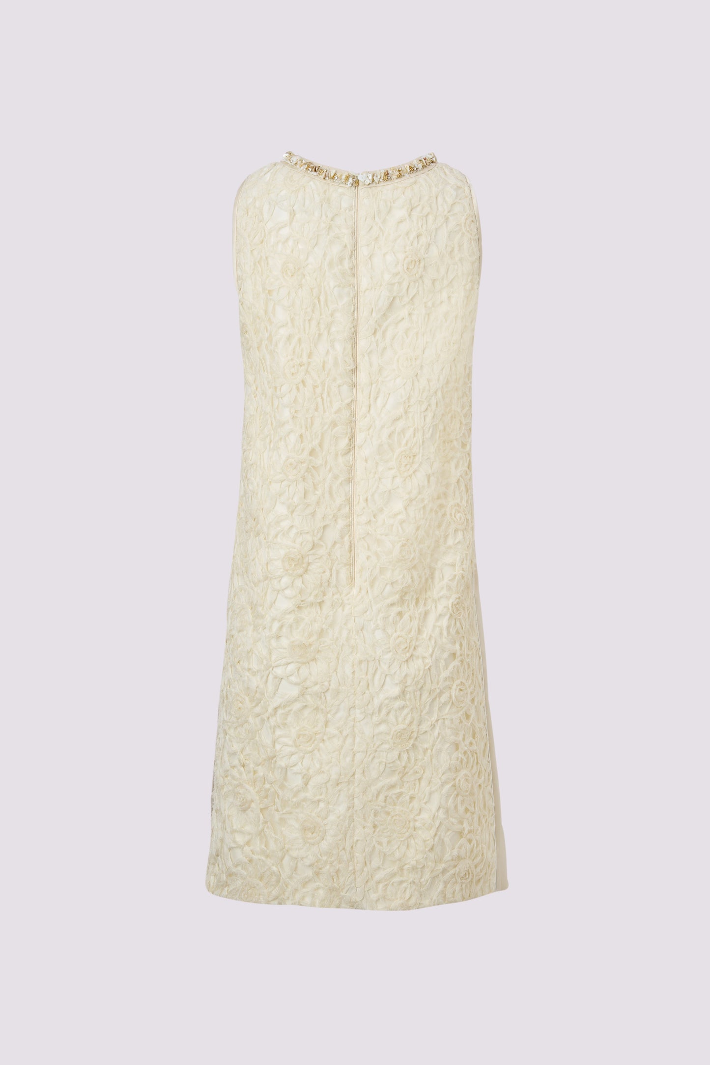 Beige texture A swing dress