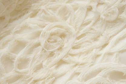 Beige texture A swing dress