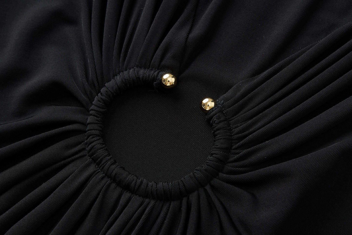 Black knit dress