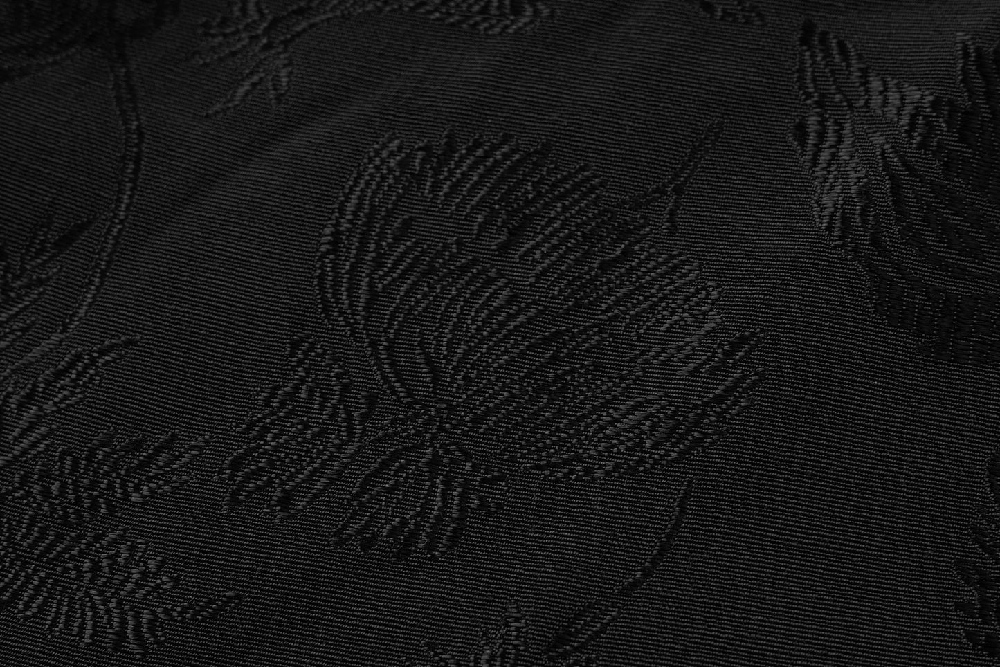 Black jacquard halter dress