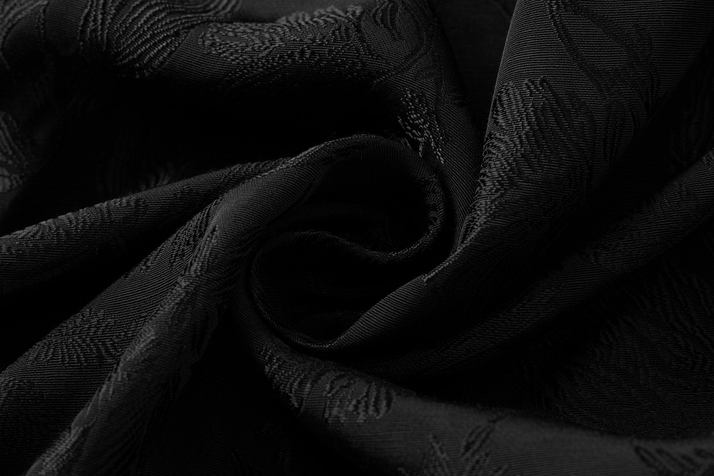 Black jacquard halter dress
