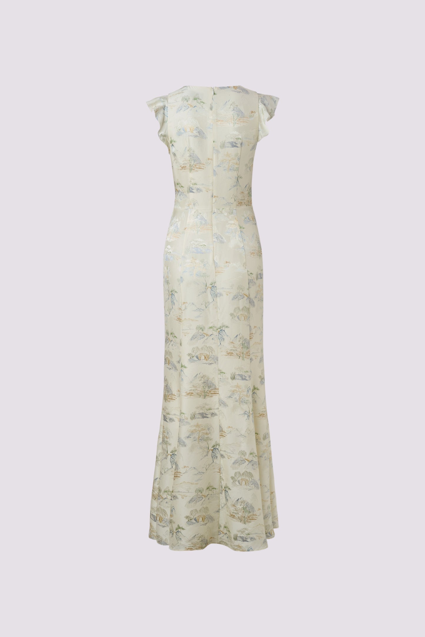 Mulberry silk cinched waist dress