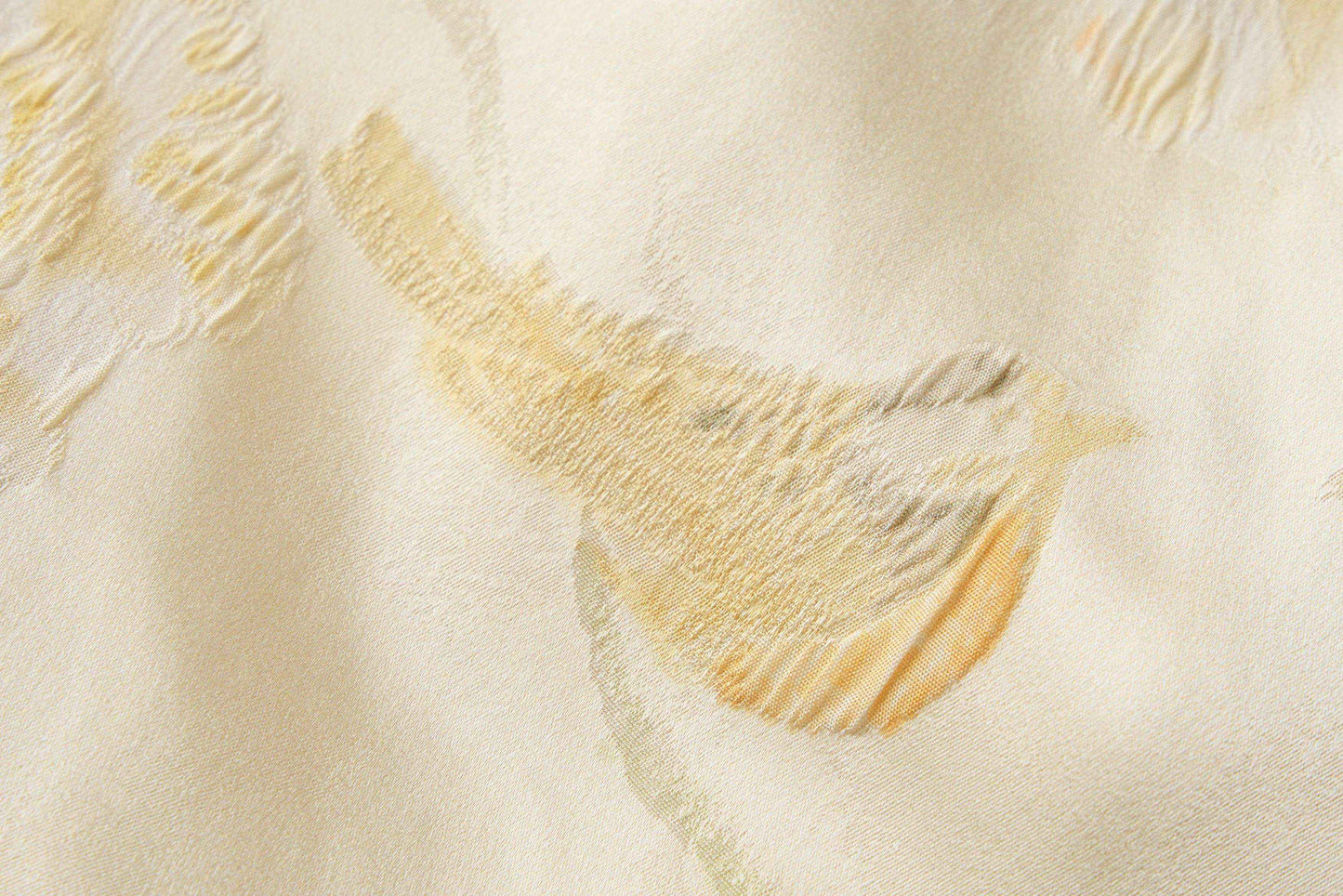 Silk gold flower dress