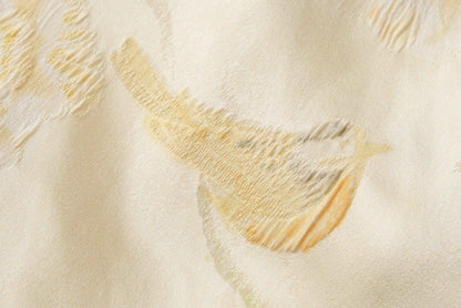 Silk gold flower dress