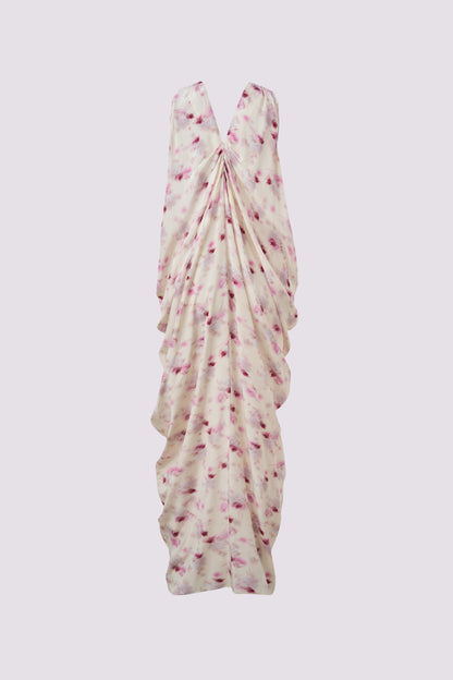 Mulberry silk printed dress
