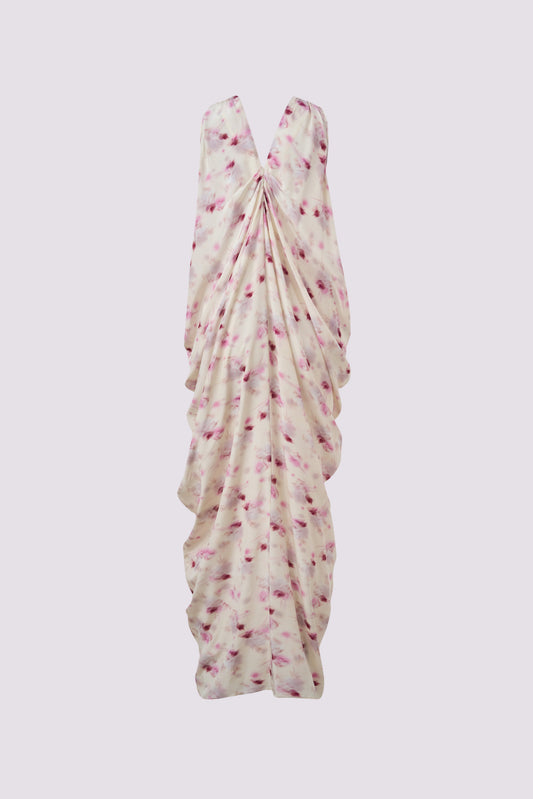 Mulberry silk printed dress