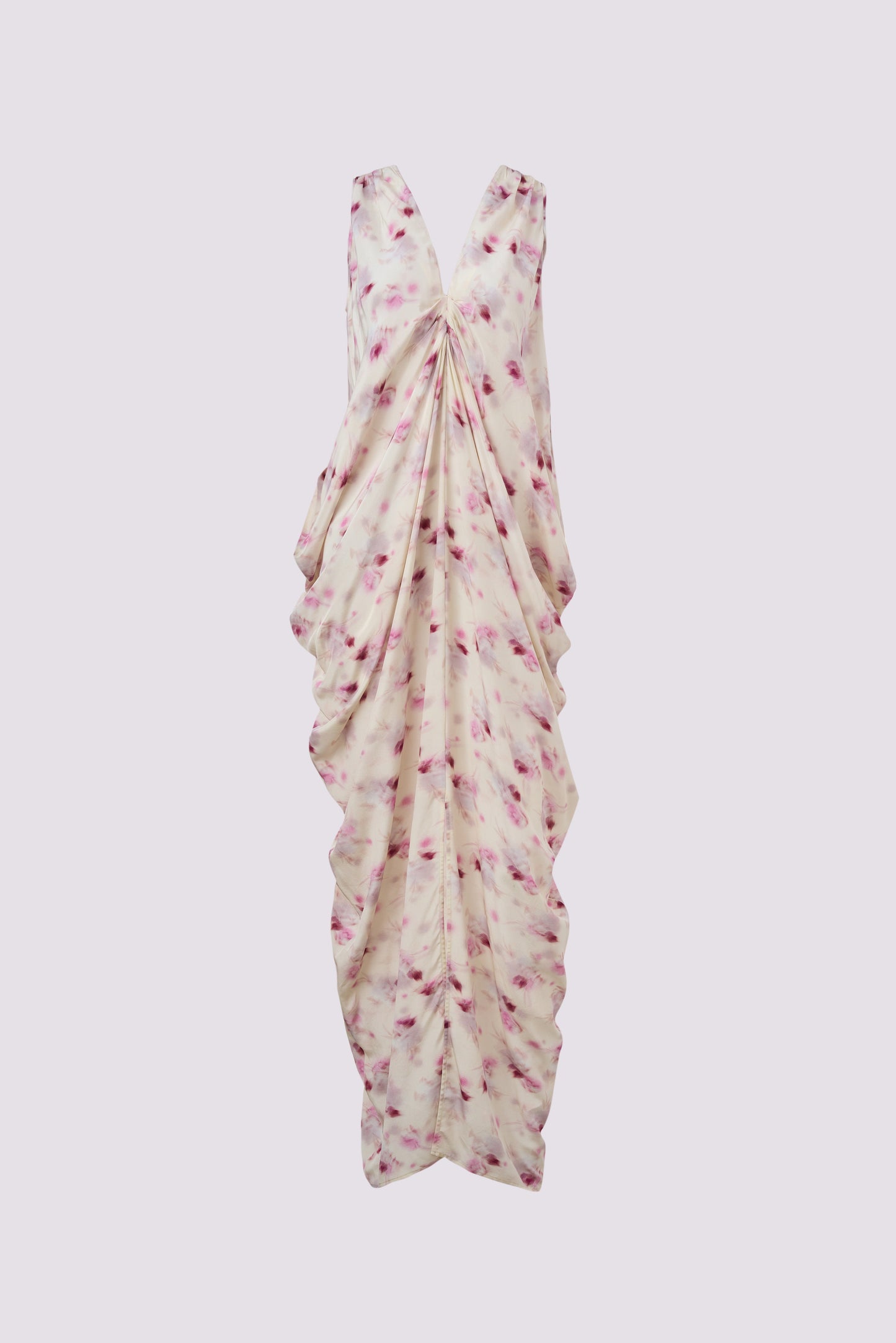 Mulberry silk printed dress