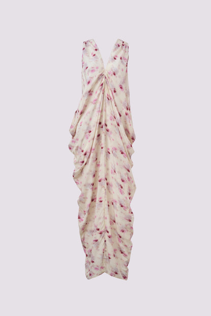 Mulberry silk printed dress