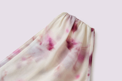Mulberry silk printed dress