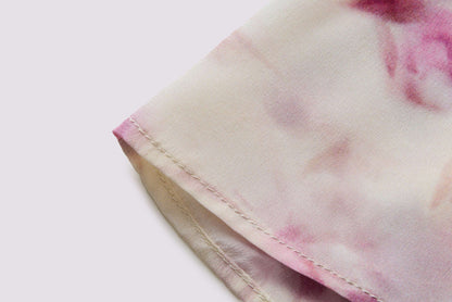 Mulberry silk printed dress