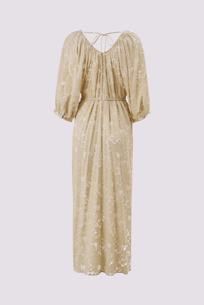 Silk pleated dress
