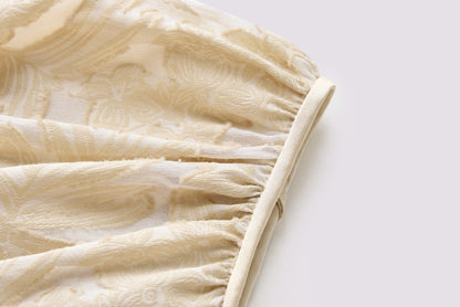 Silk pleated dress