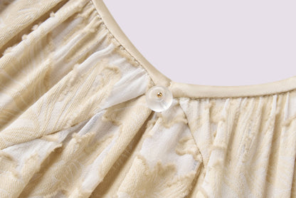 Silk pleated dress
