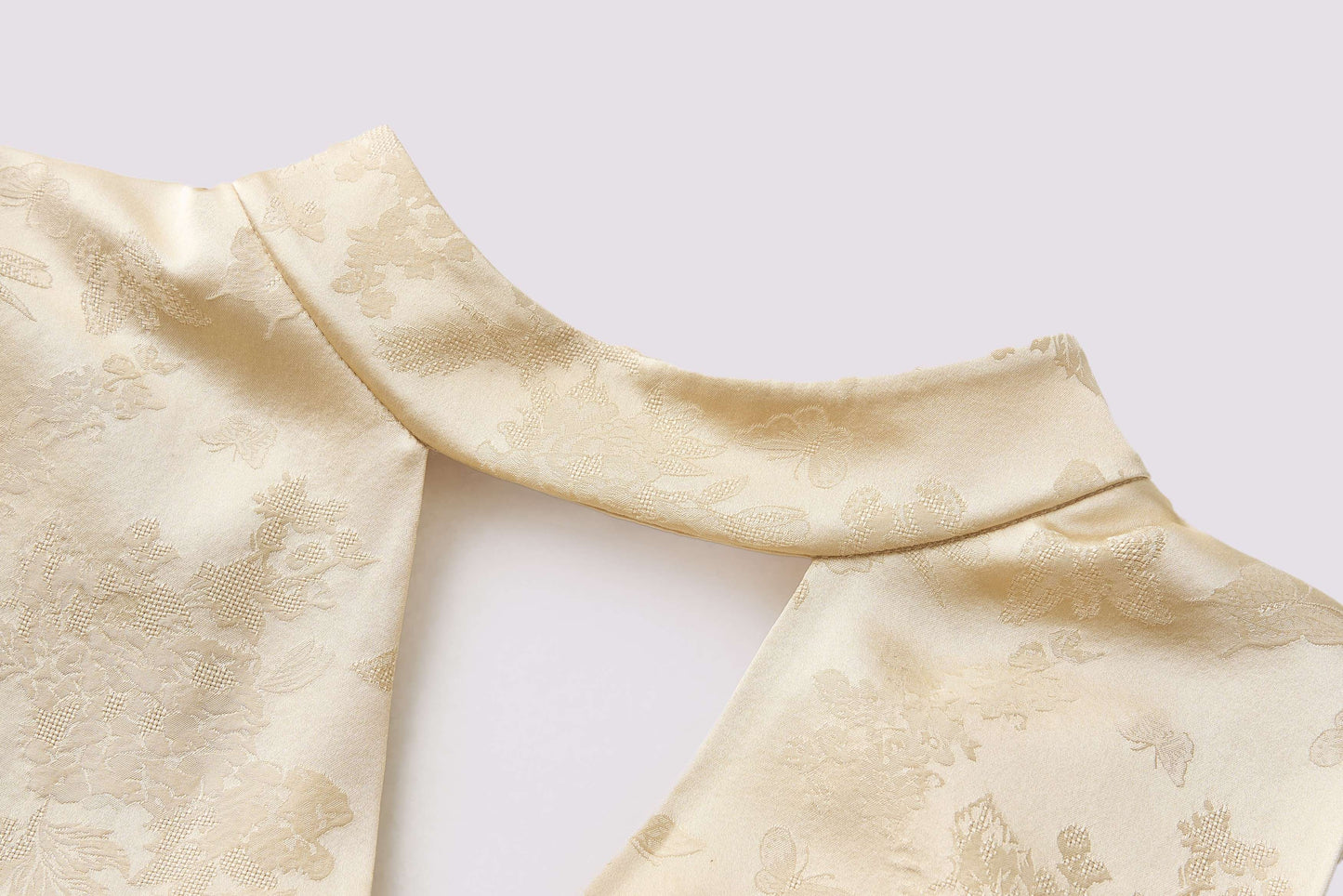 Mulberry silk apricot yellow dress