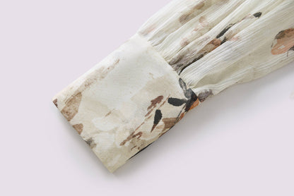 Halo printed dress