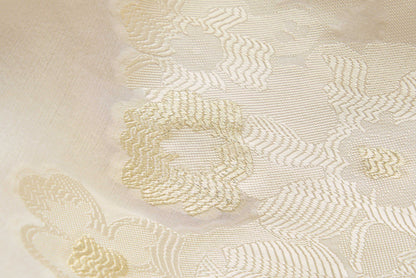 Light champagne jacquard dress