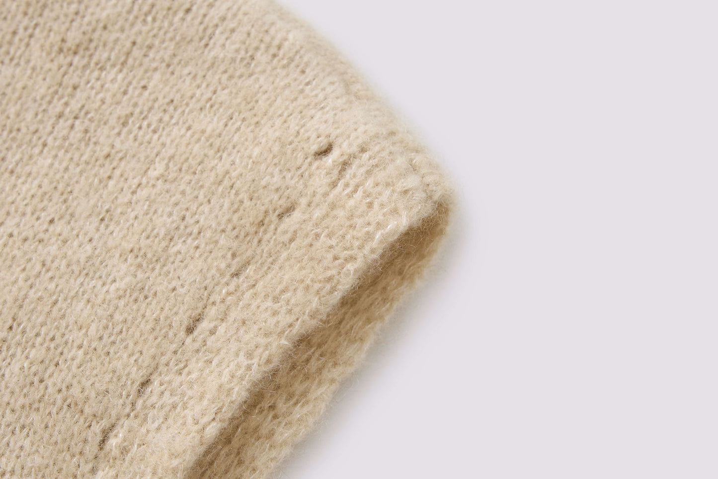Cashmere perforated woolen dress