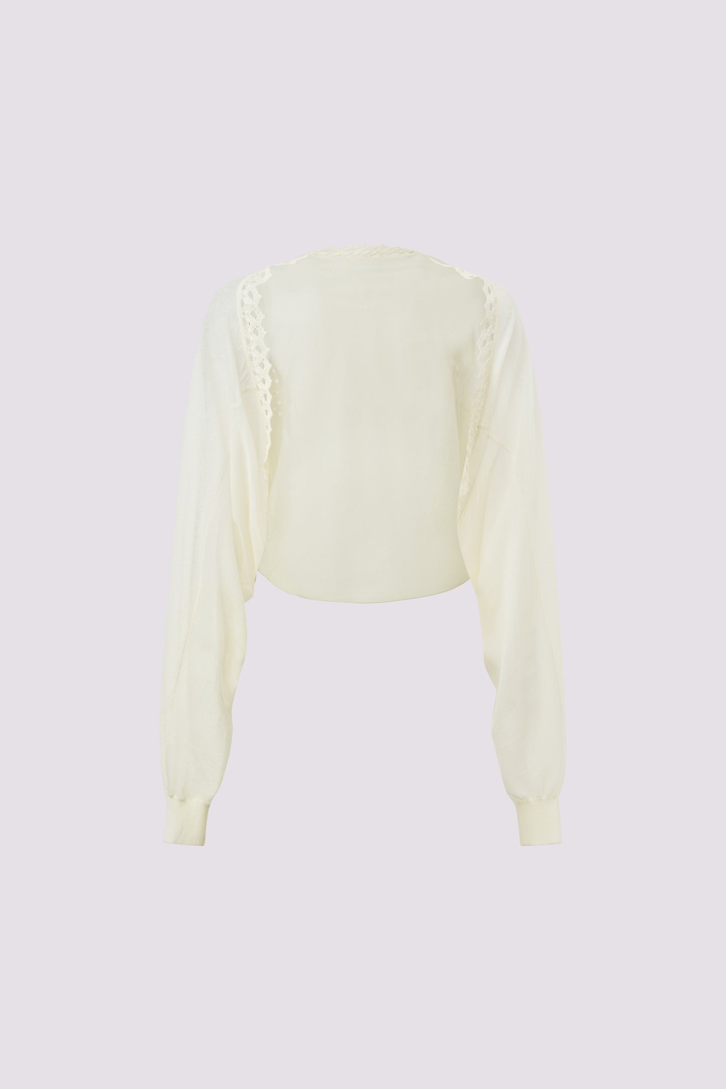 Pure cotton embroidered lace coat