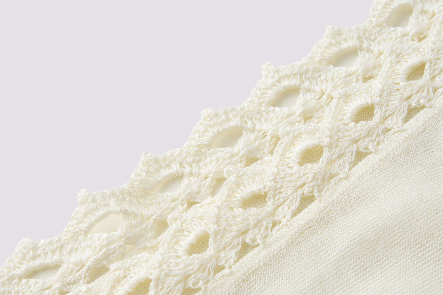 Pure cotton embroidered lace coat