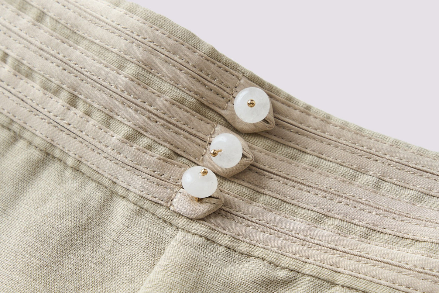Tencel straight-leg pants