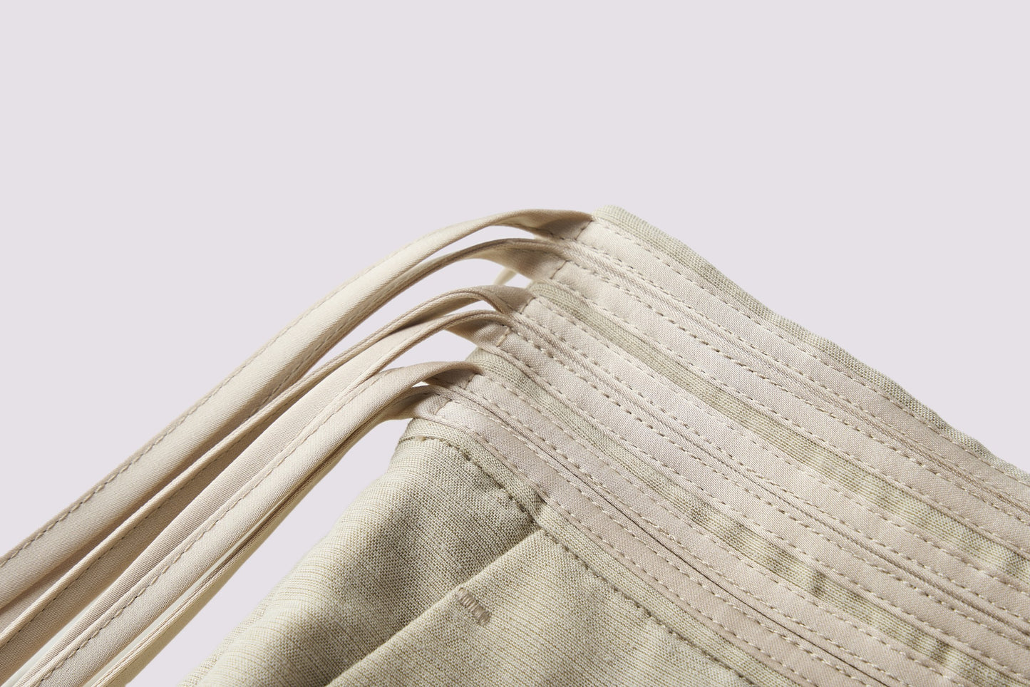 Tencel straight-leg pants