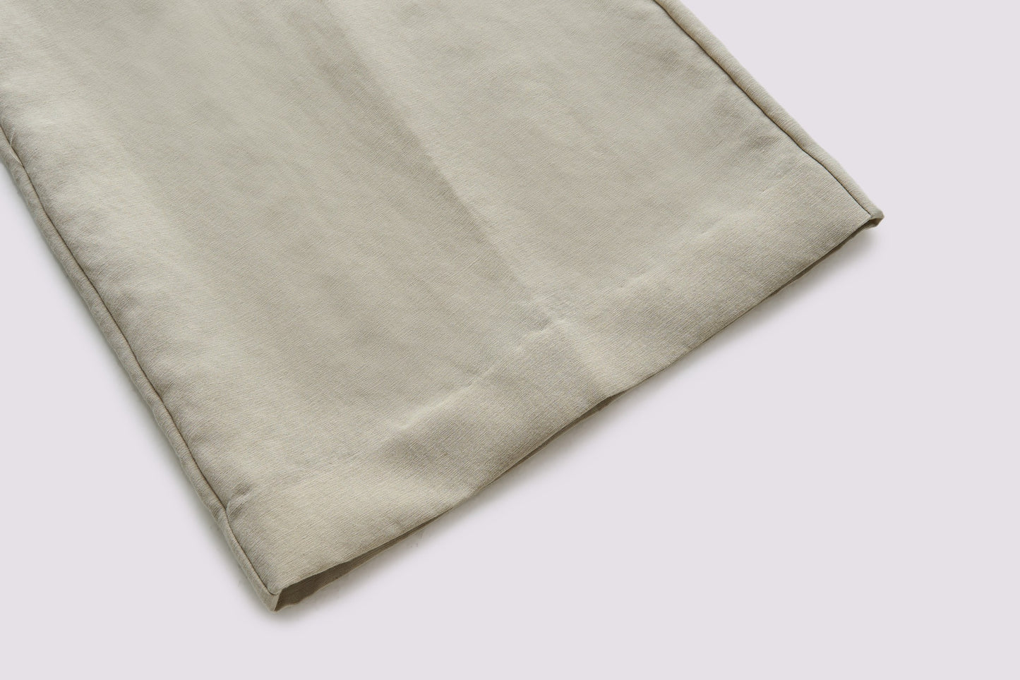 Tencel straight-leg pants
