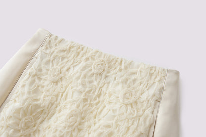 Beige mechanism skirt