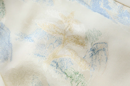 Landscape jacquard half skirt