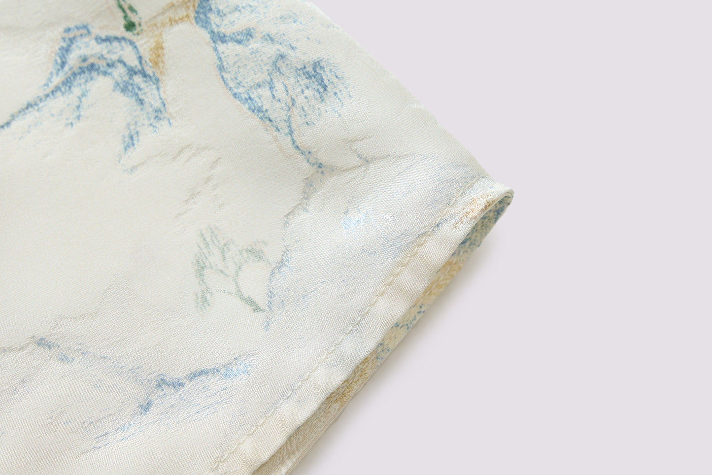 Landscape jacquard half skirt