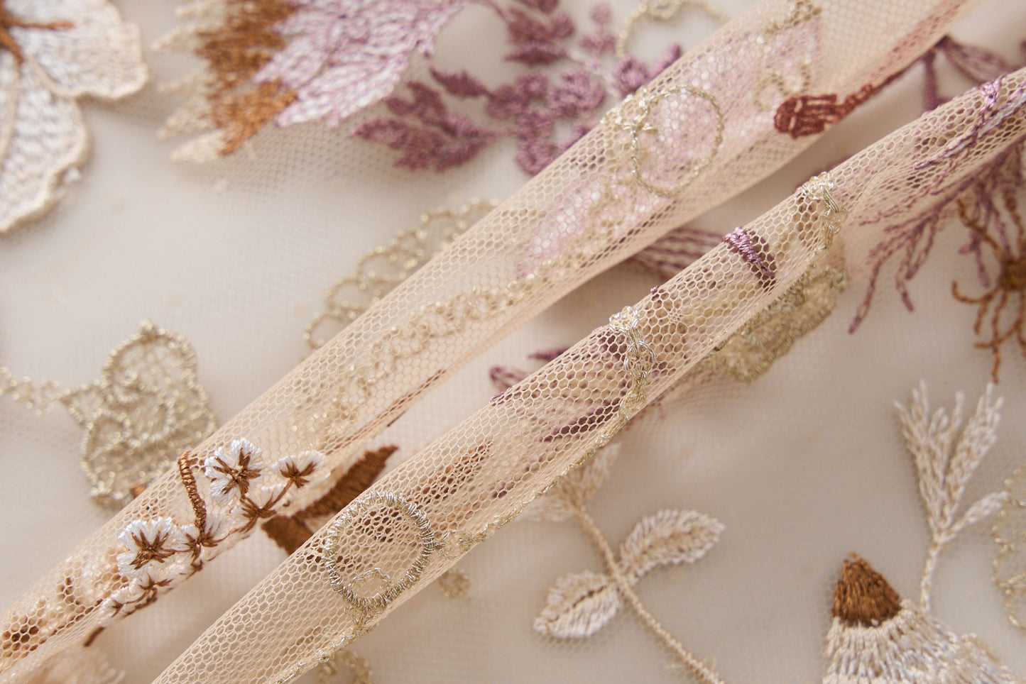 Embroidered large half skirt