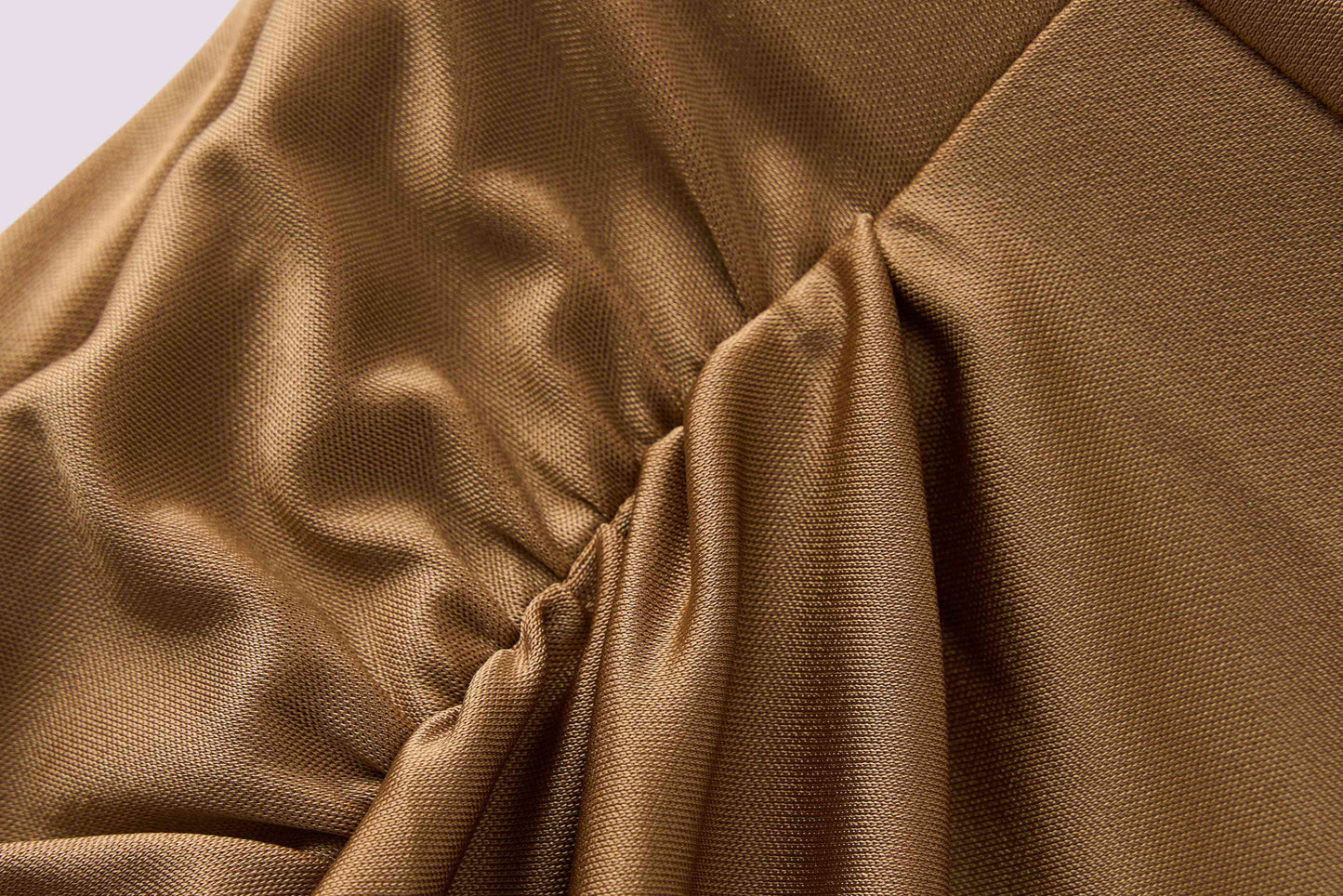 Golden pleated skirt