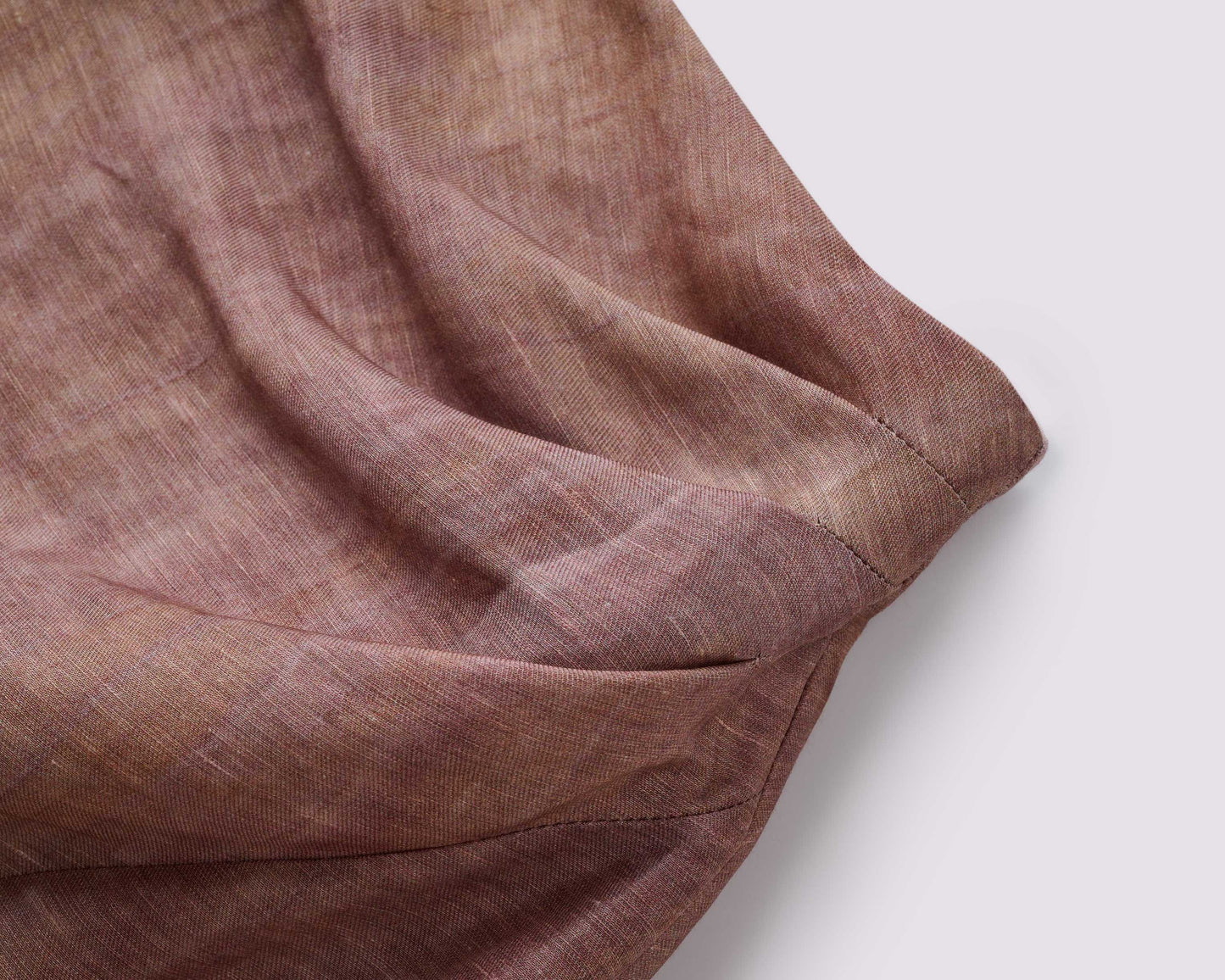 Linen mocha color skirt