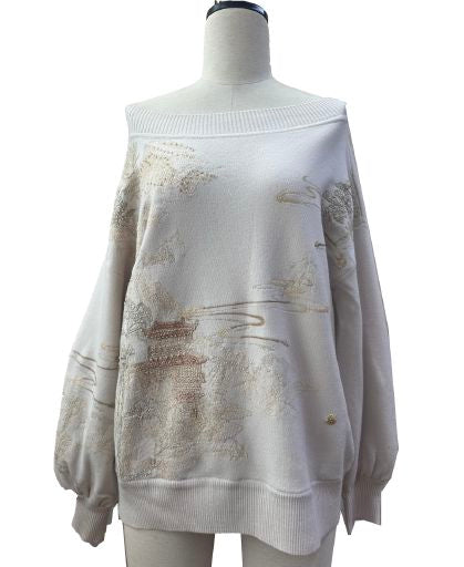 Embroidered sweater