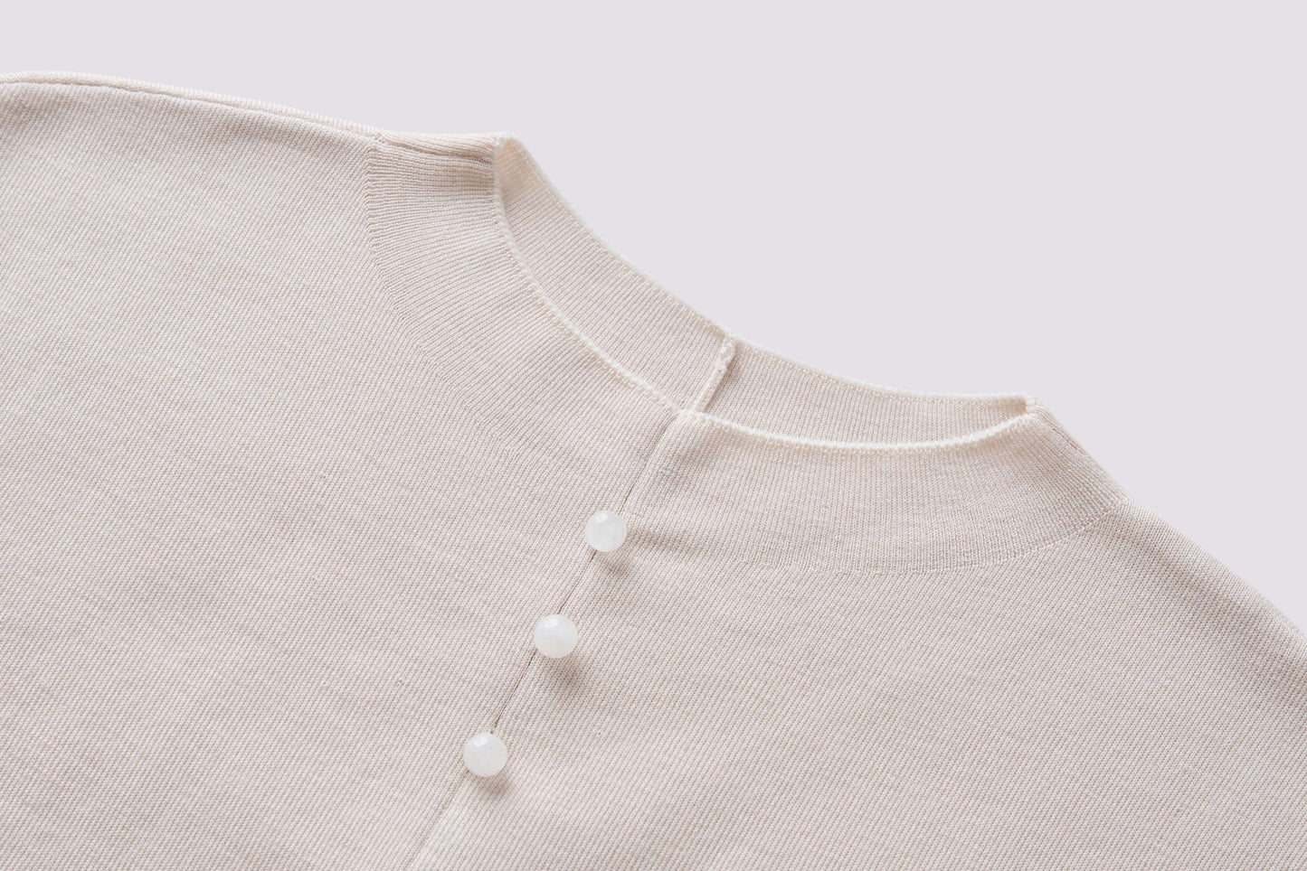 Wool fitted sweater